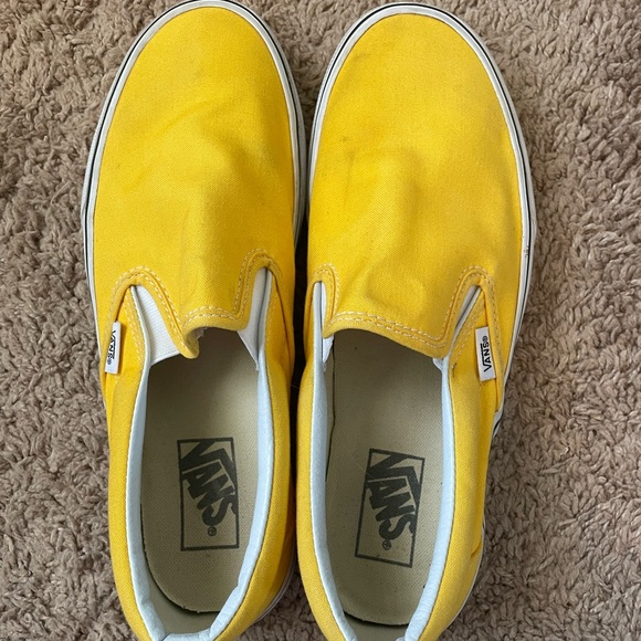 Yellow Slip-on Vans - Picture 4 of 5